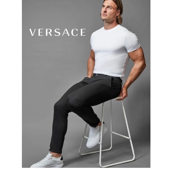 Versace Jeans Couture Stretch Slacks EU 50 36" waist 31.5" inseam Made in Italy - Picture 1 of 6